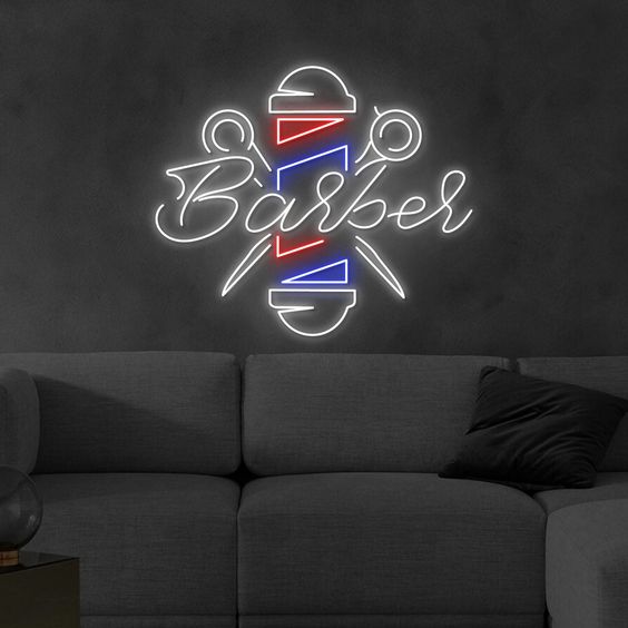063 | Neon Barber Shop