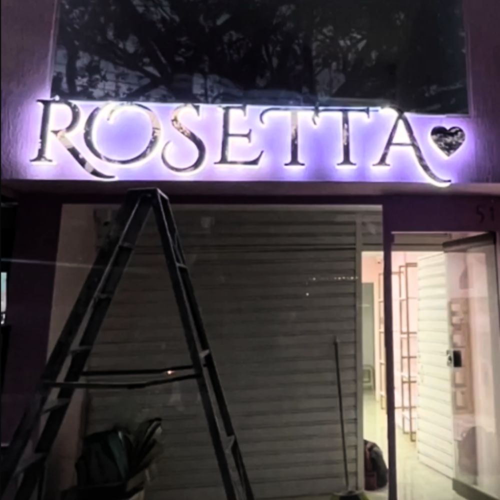 024 | Illuminated 3D acrylic letters, for 3m wall