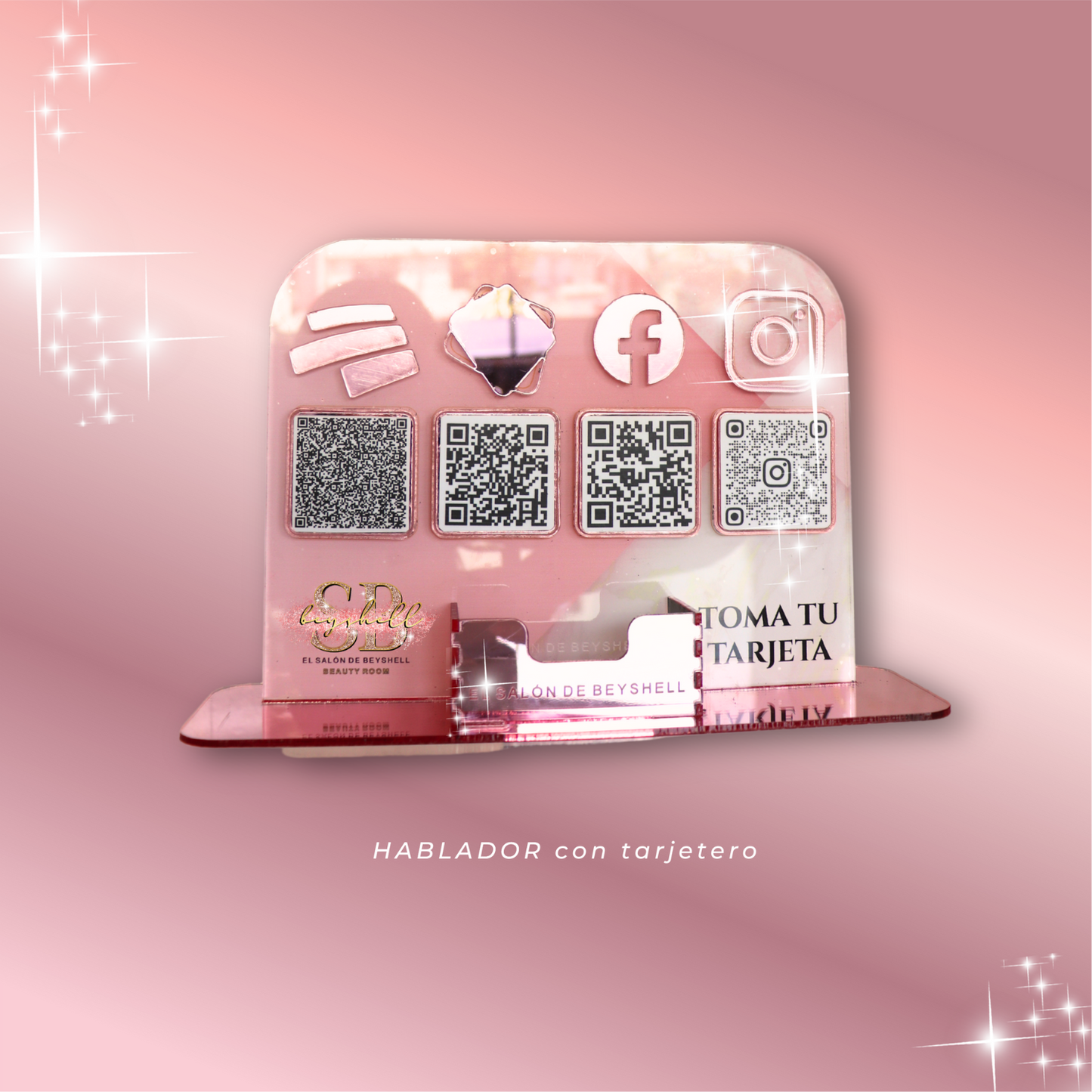 073 | QR talker with Beyshell style card holder