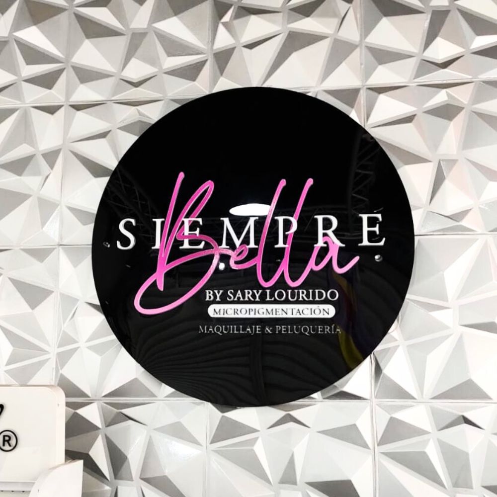 036 | 3D acrylic circular logo with lighting