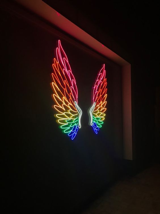 067 | Neon Multicolored Wings