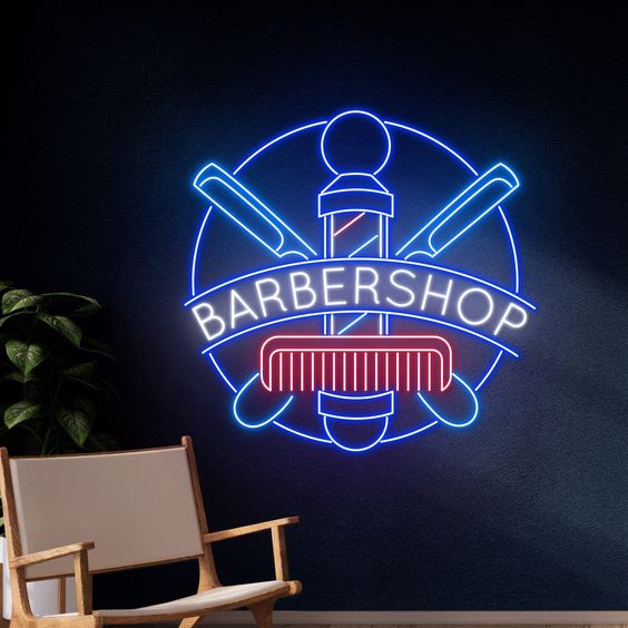 063 | Neon Barber Shop