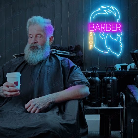063 | Neon Barber Shop