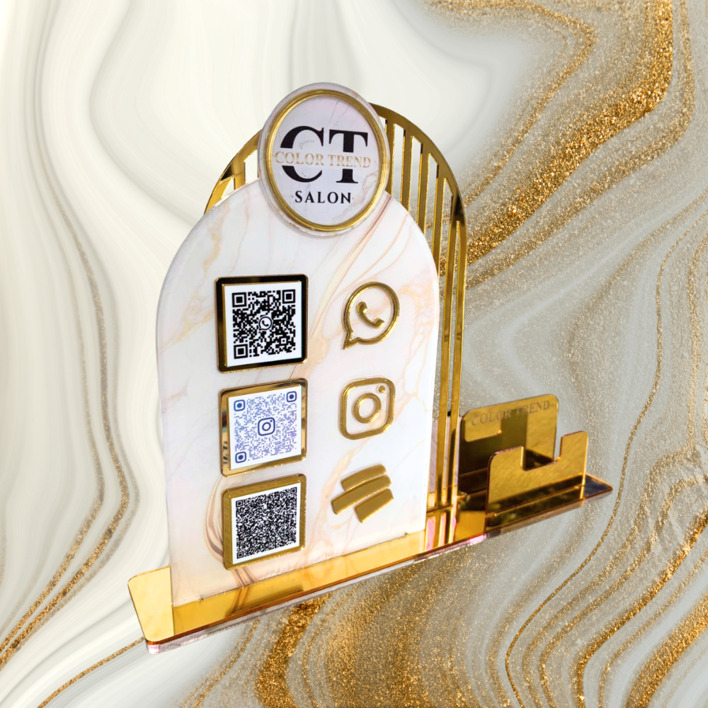 068 | QR talker with Color Trend style card holder
