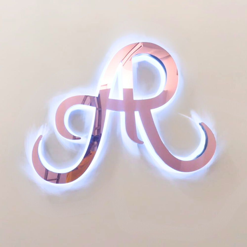 031 | 3D acrylic logo with lighting
