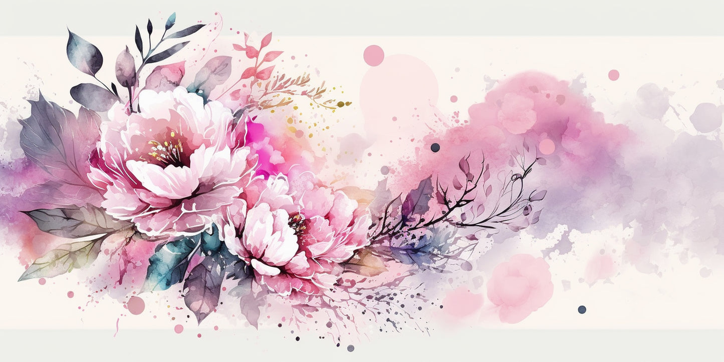 092 | Botanical Watercolor Murals