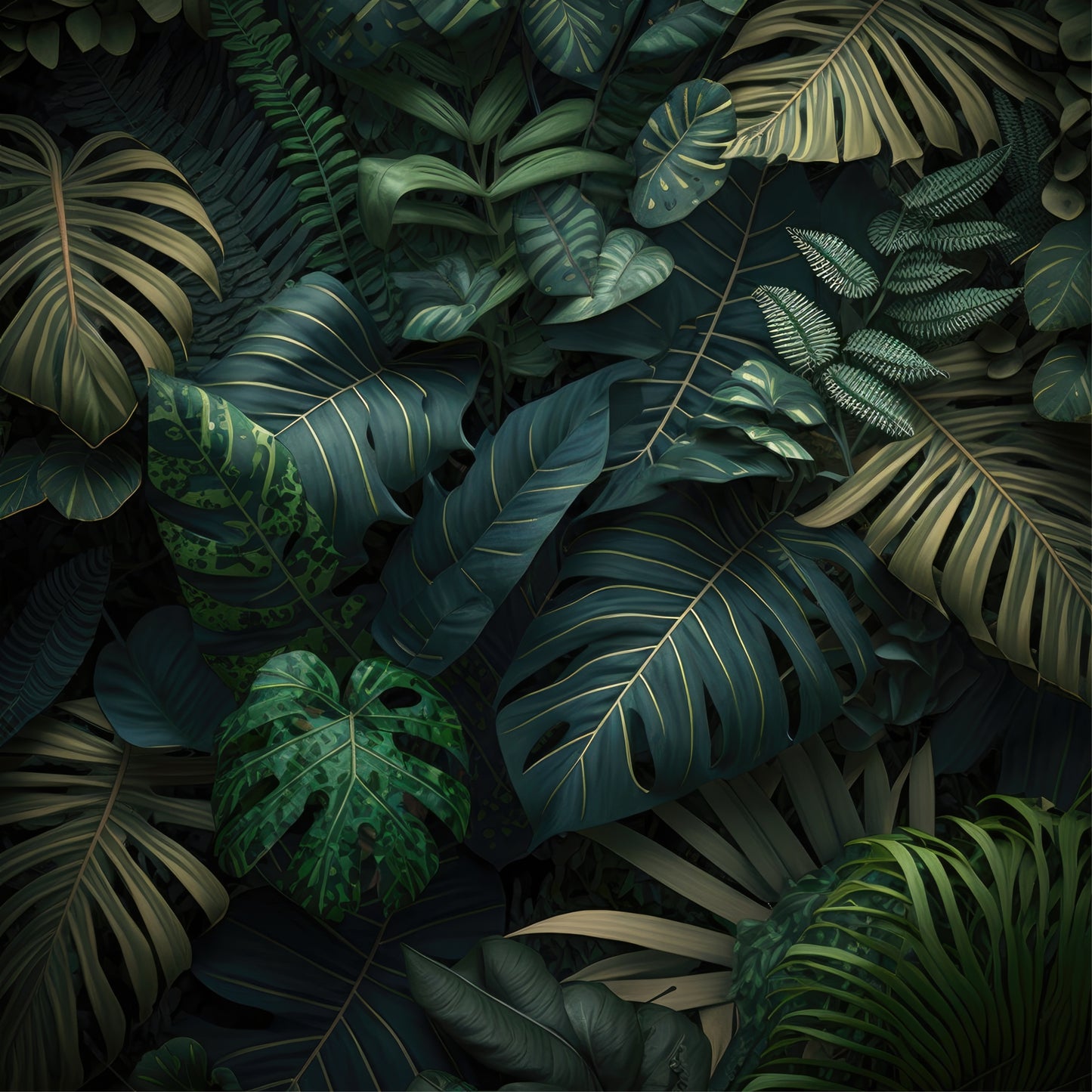 094 | Tropical Leaves Murals