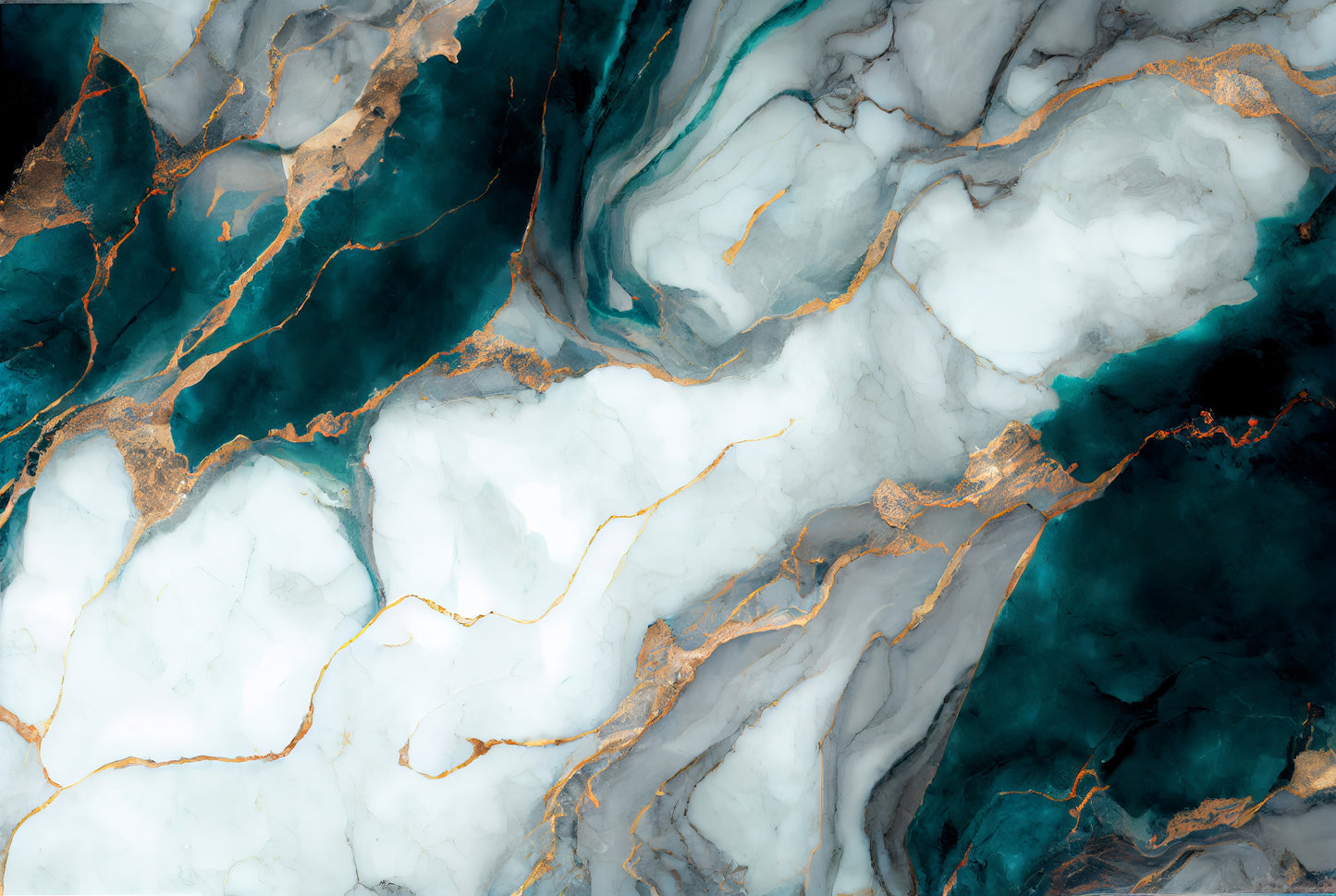008 | Turquoise Marble Stickers