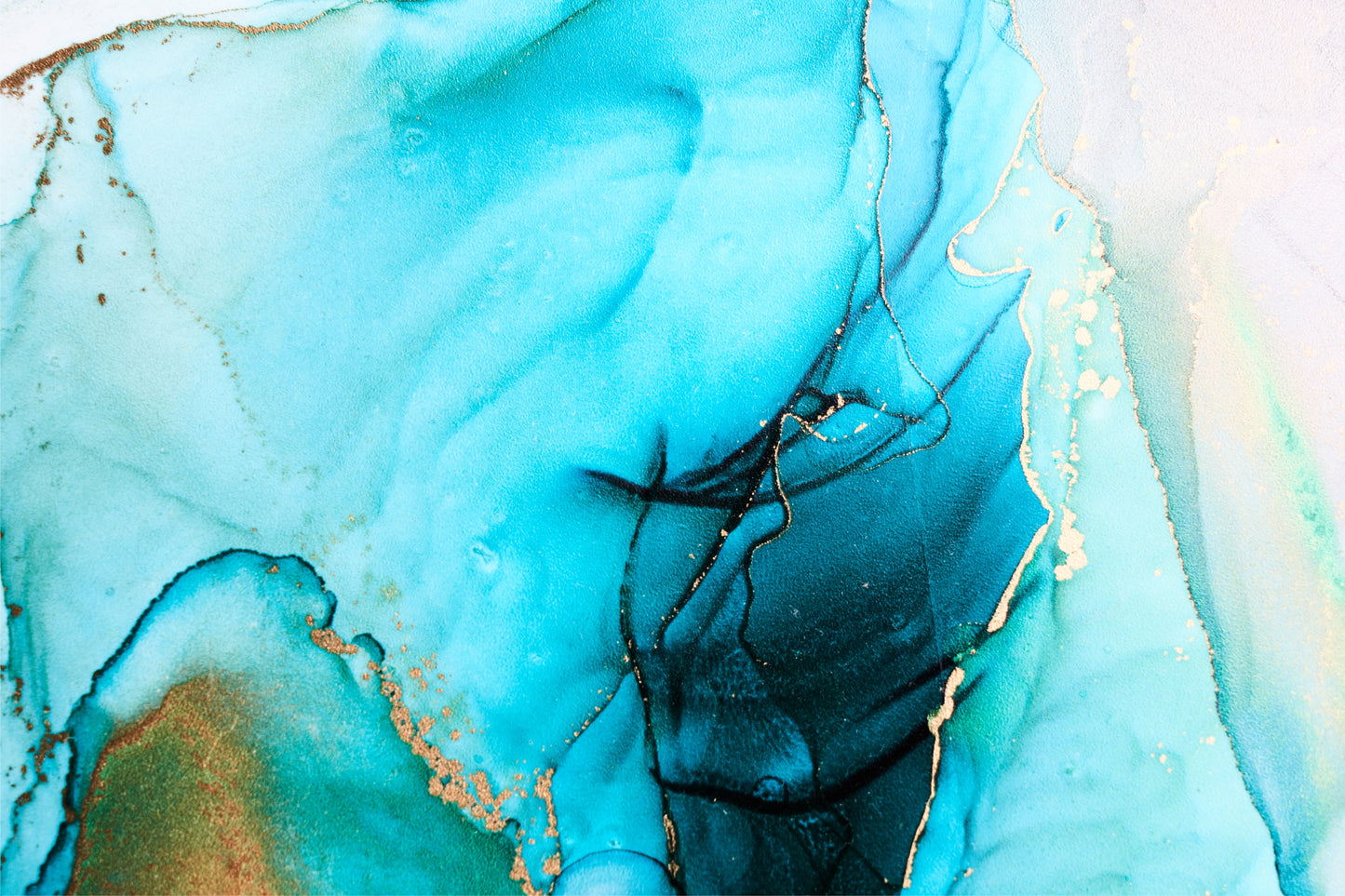 008 | Turquoise Marble Stickers
