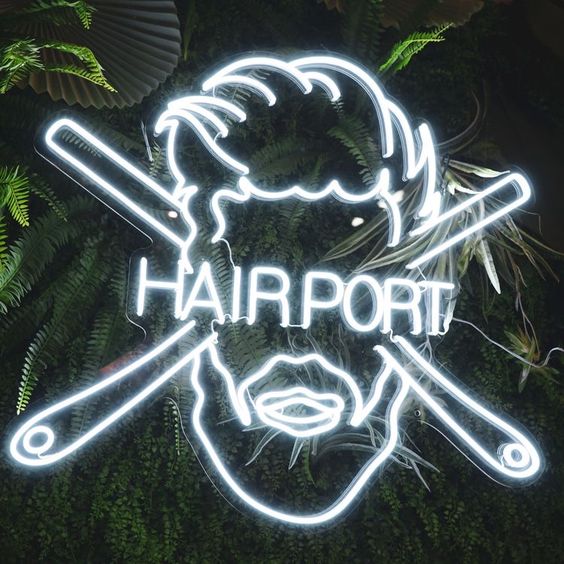 063 | Neon Barber Shop
