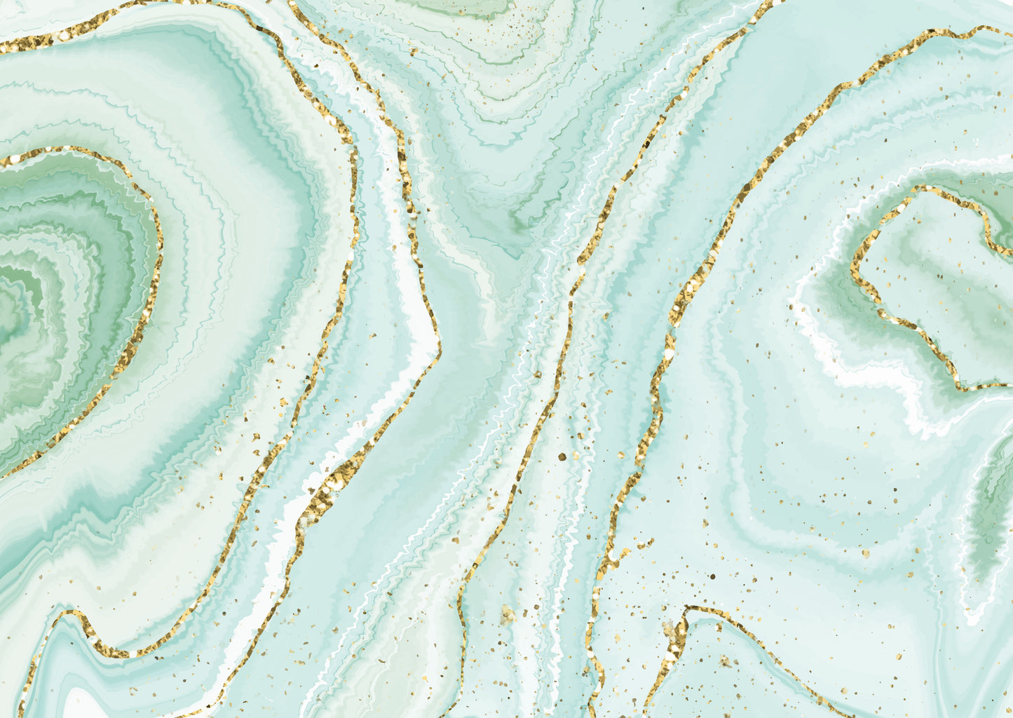 008 | Turquoise Marble Stickers