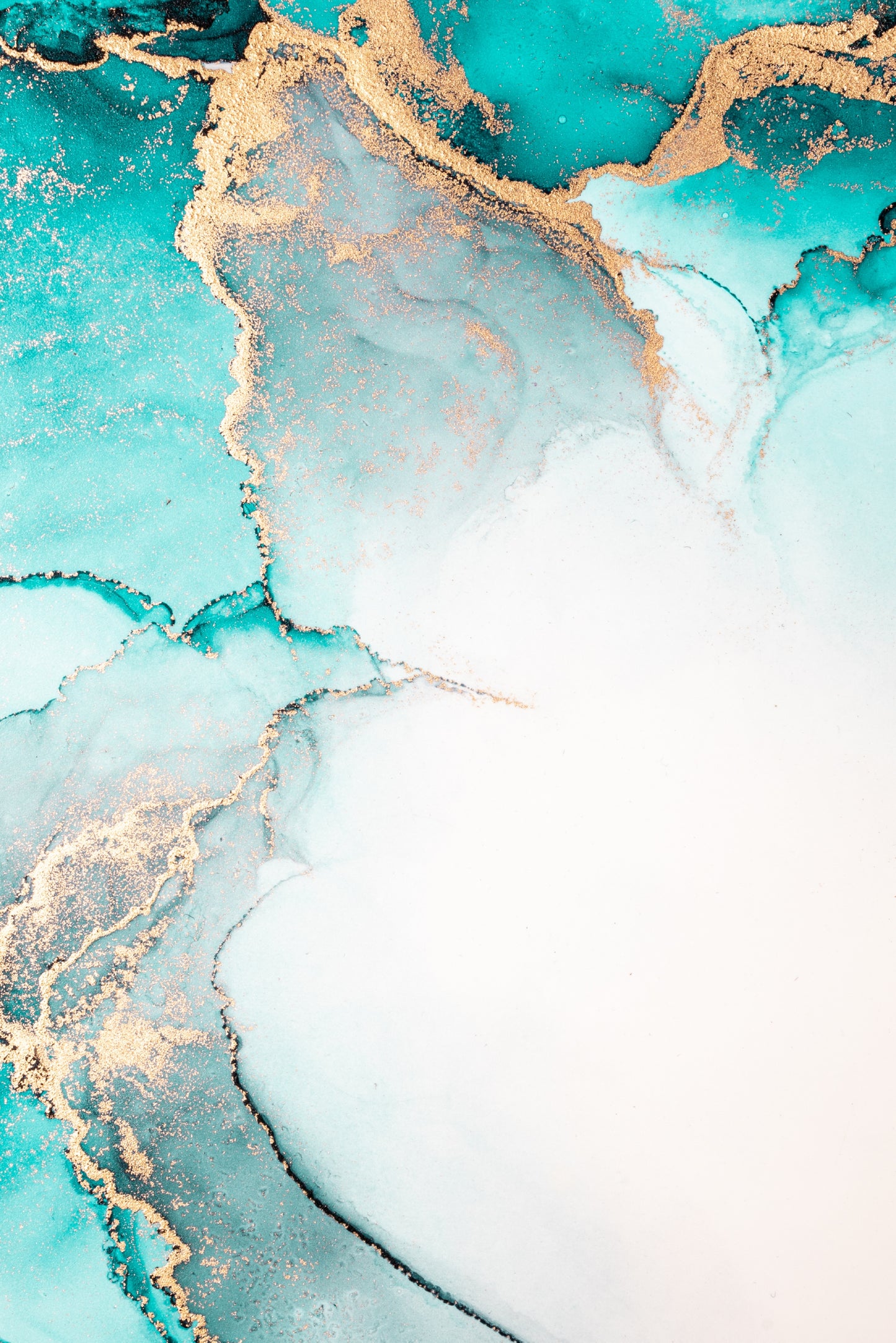 008 | Turquoise Marble Stickers