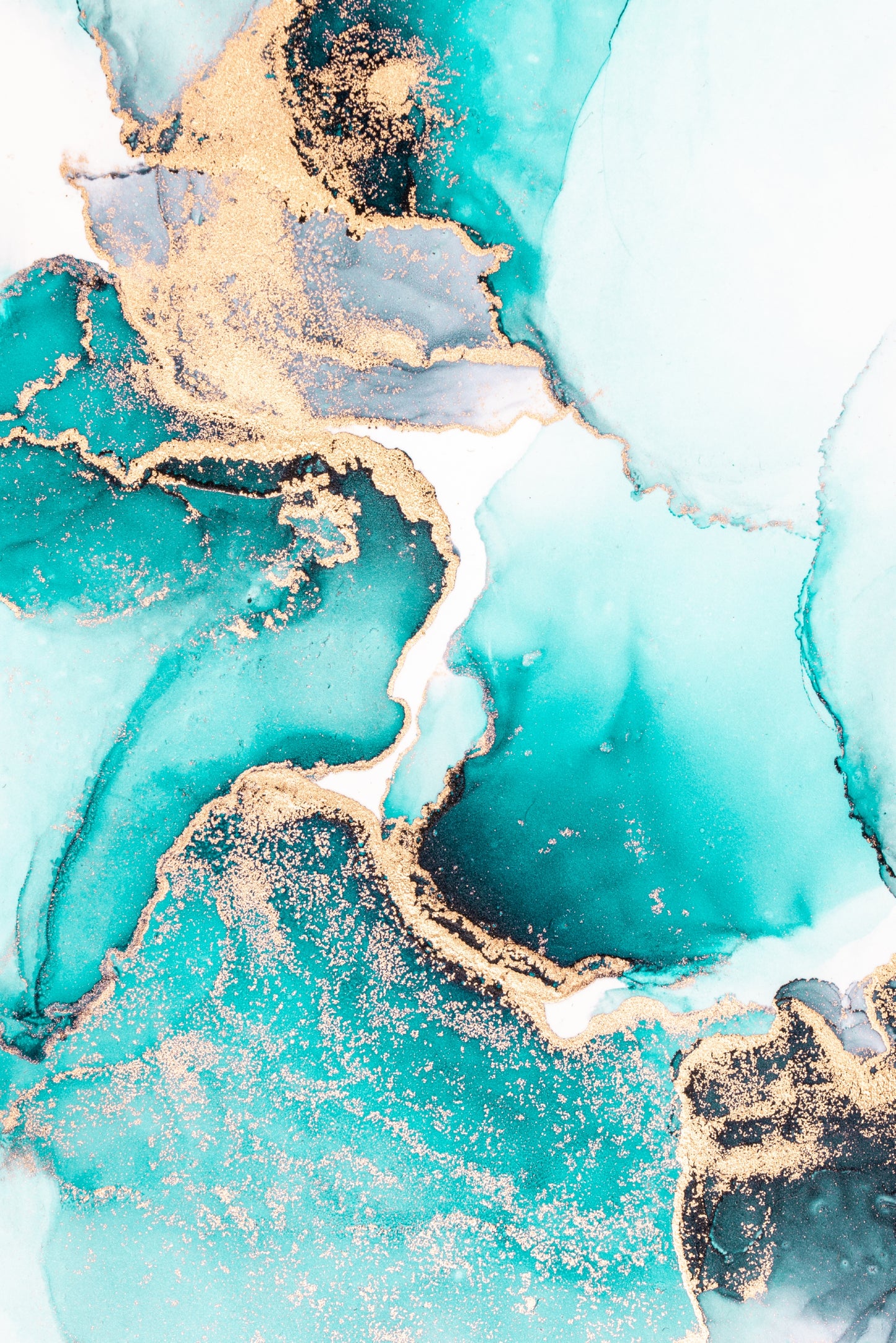 008 | Turquoise Marble Stickers