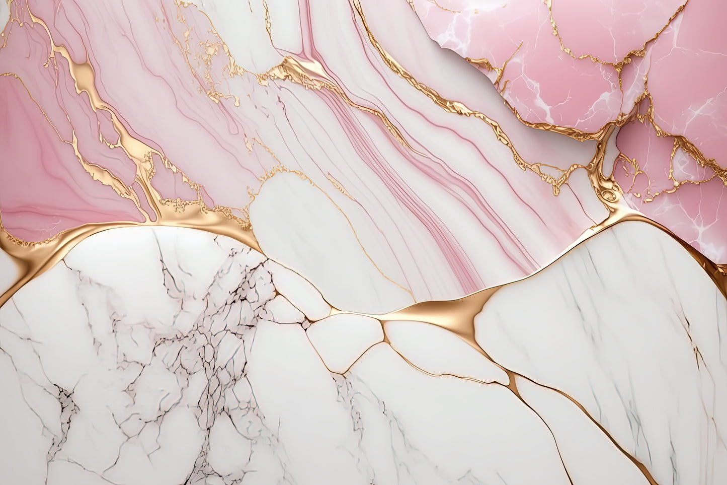 007 | Pink Marble Stickers