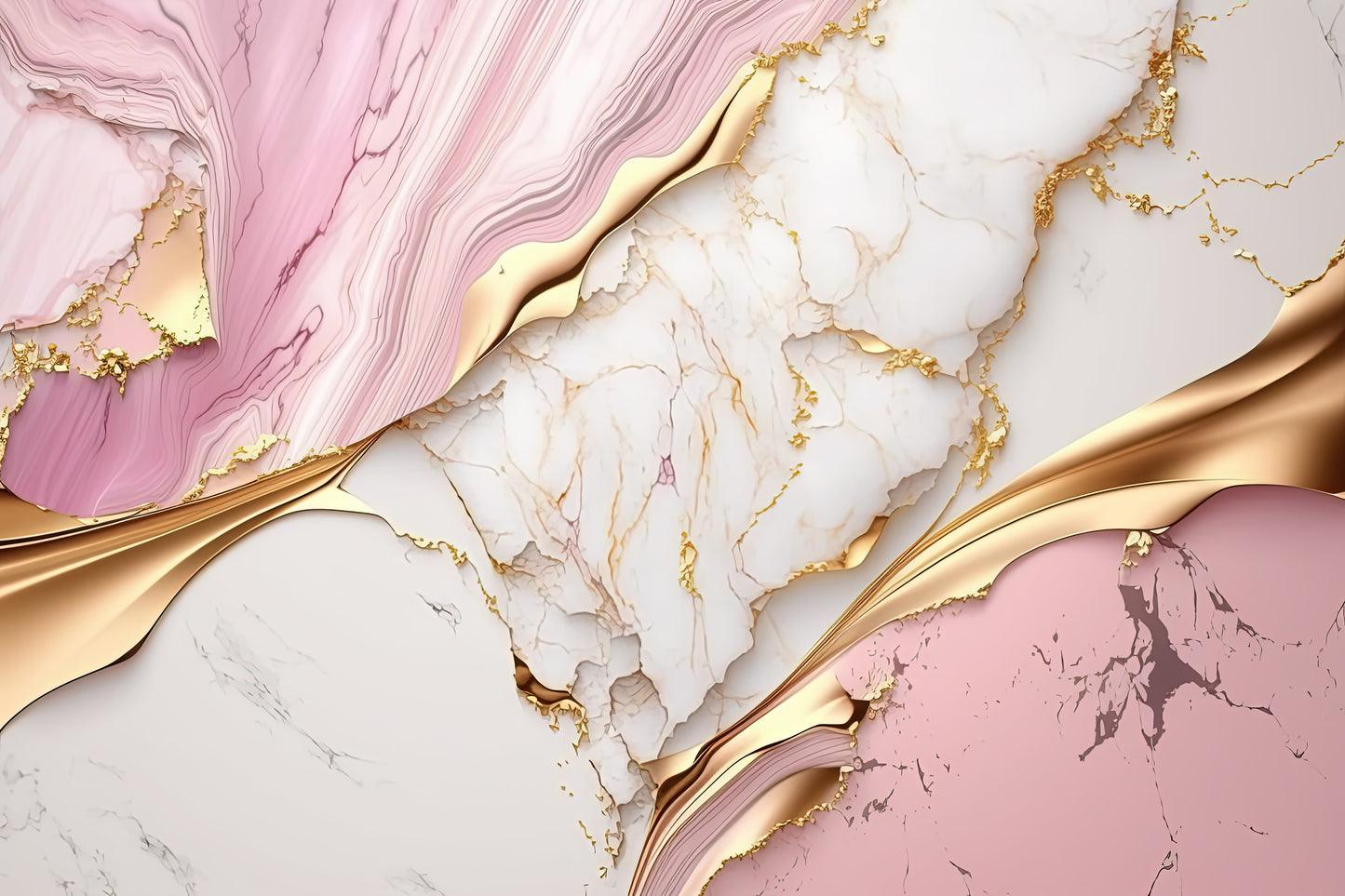 007 | Pink Marble Stickers