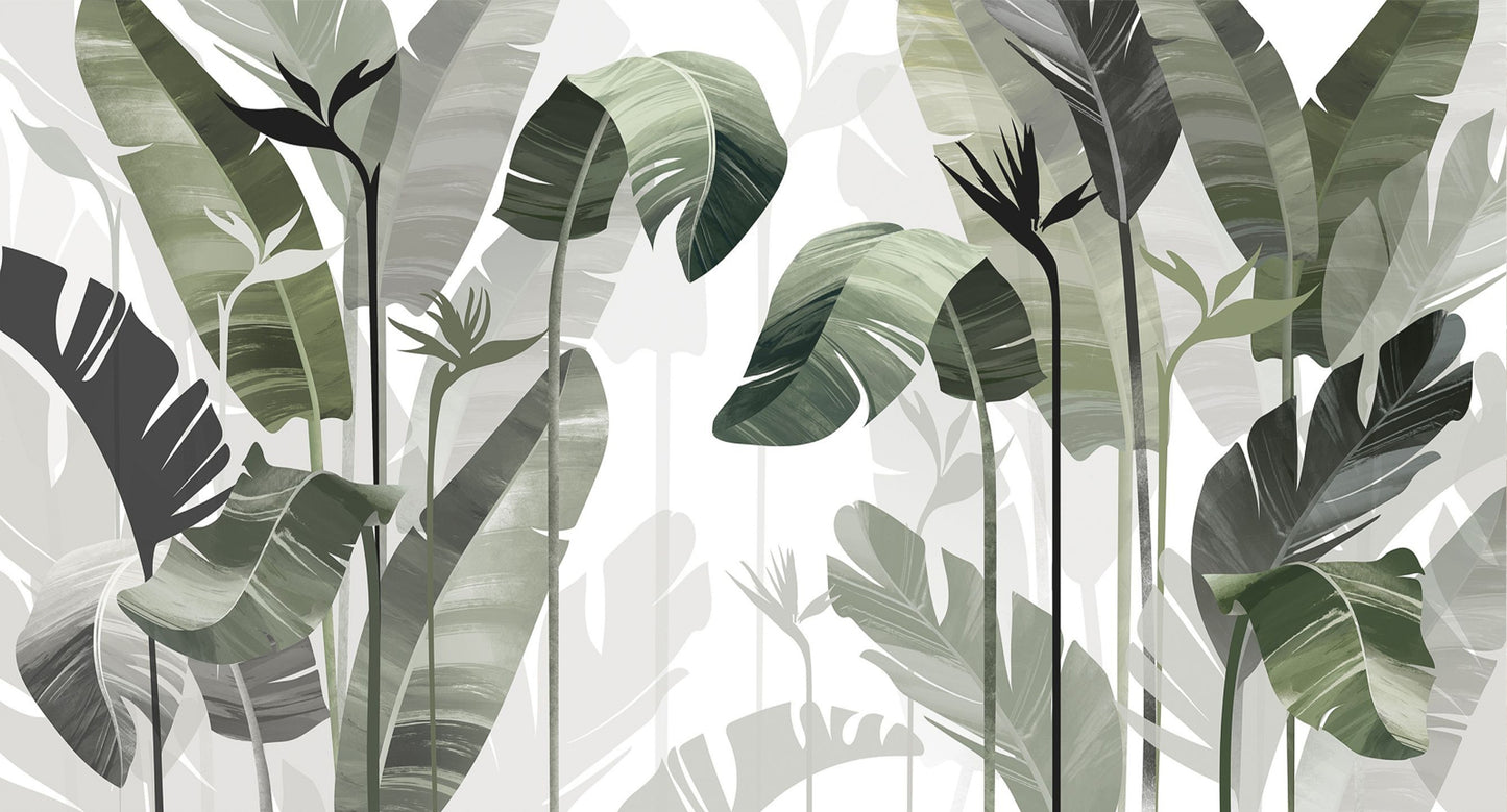 092 | Botanical Watercolor Murals