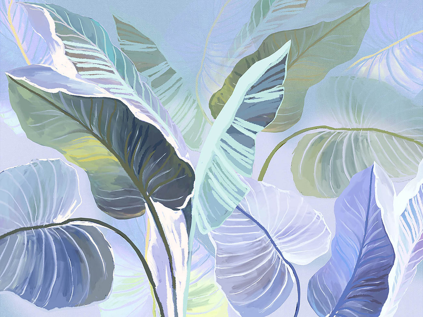 092 | Botanical Watercolor Murals