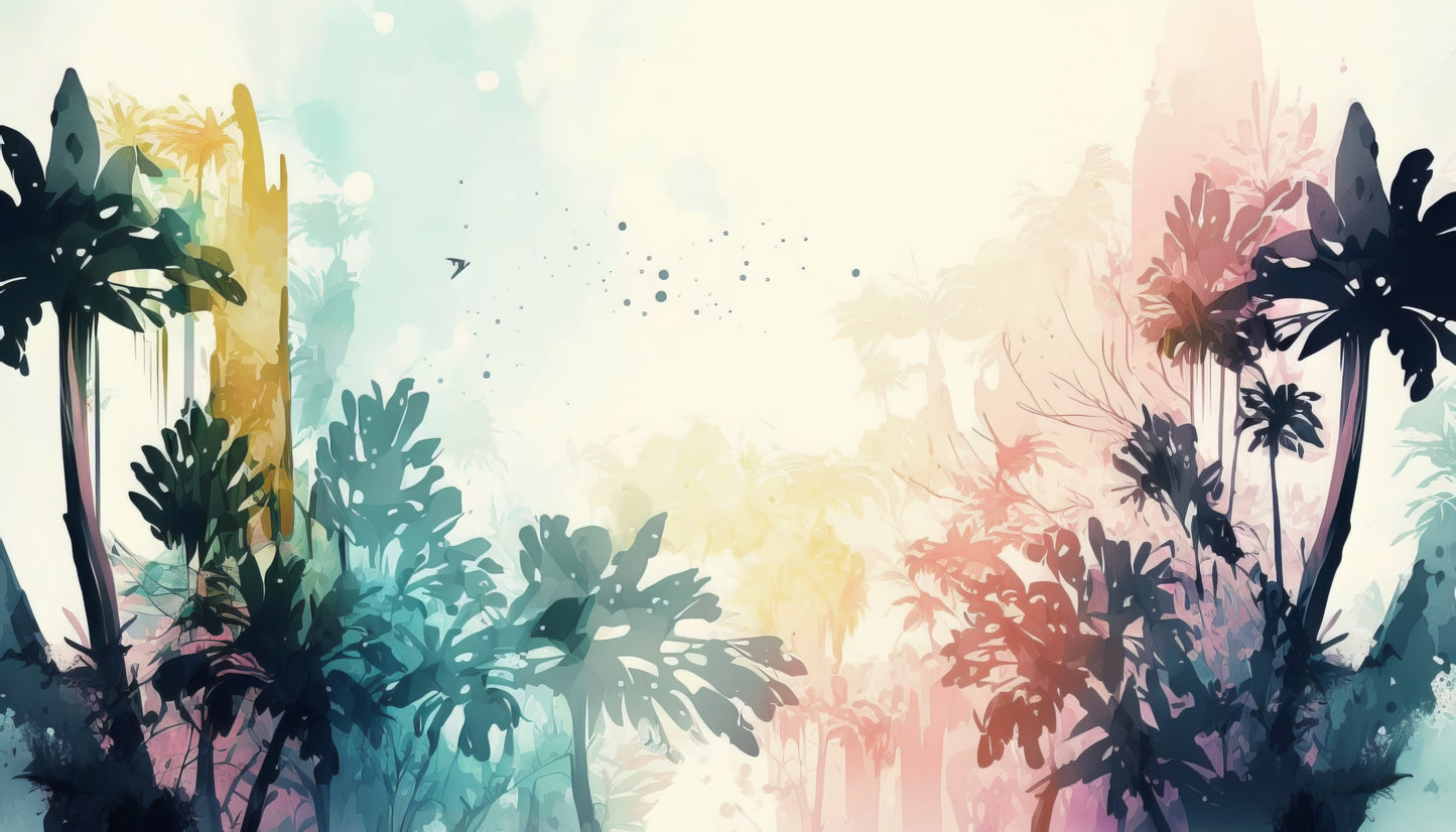 094 | Tropical Leaves Murals