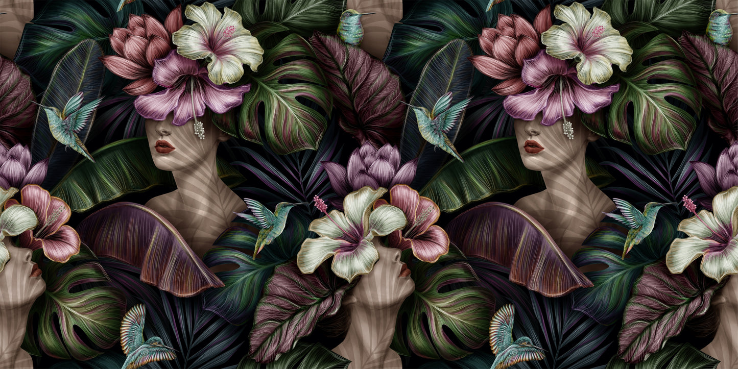 094 | Tropical Leaves Murals