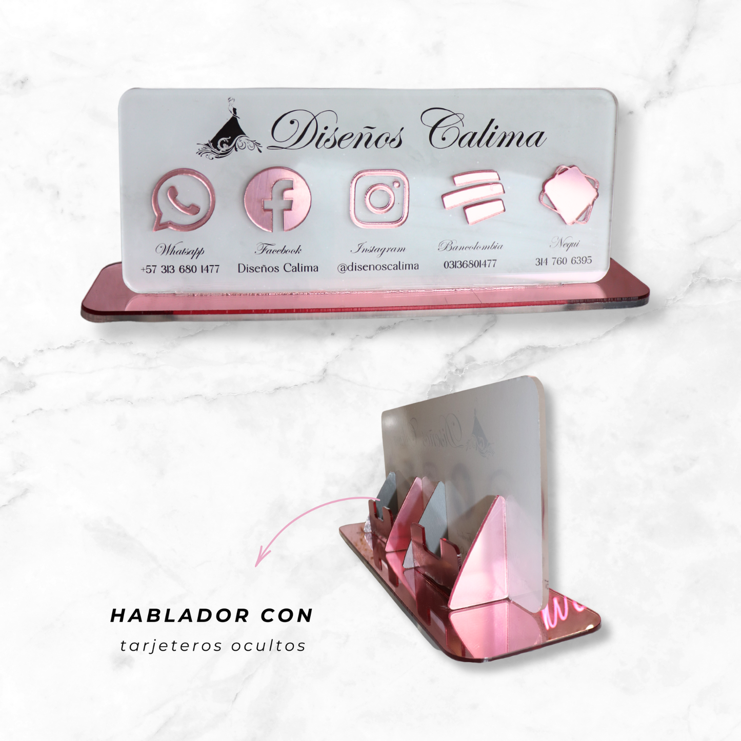 074 | Calima style speaker with hidden card holders