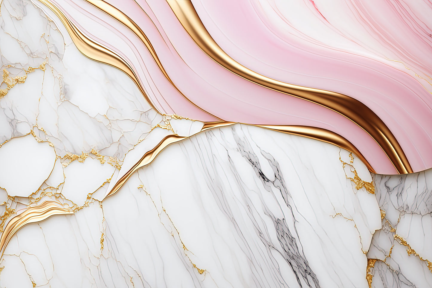 007 | Pink Marble Stickers